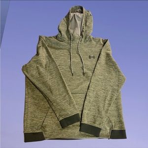 Under Armour Men's Armour Green Fleece Twist Hoodie Sz Lg